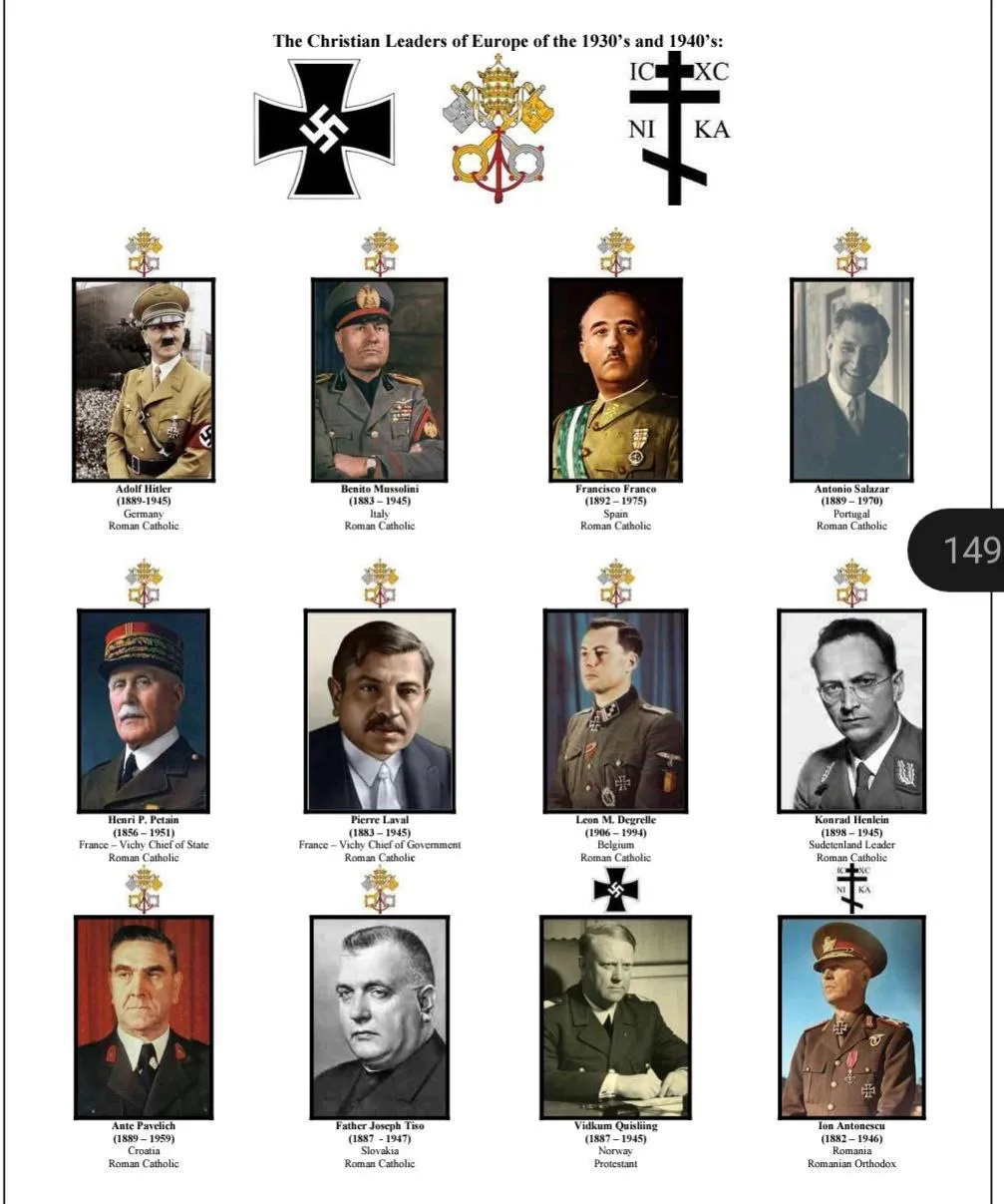 White Christian ✝️ leaders of free world